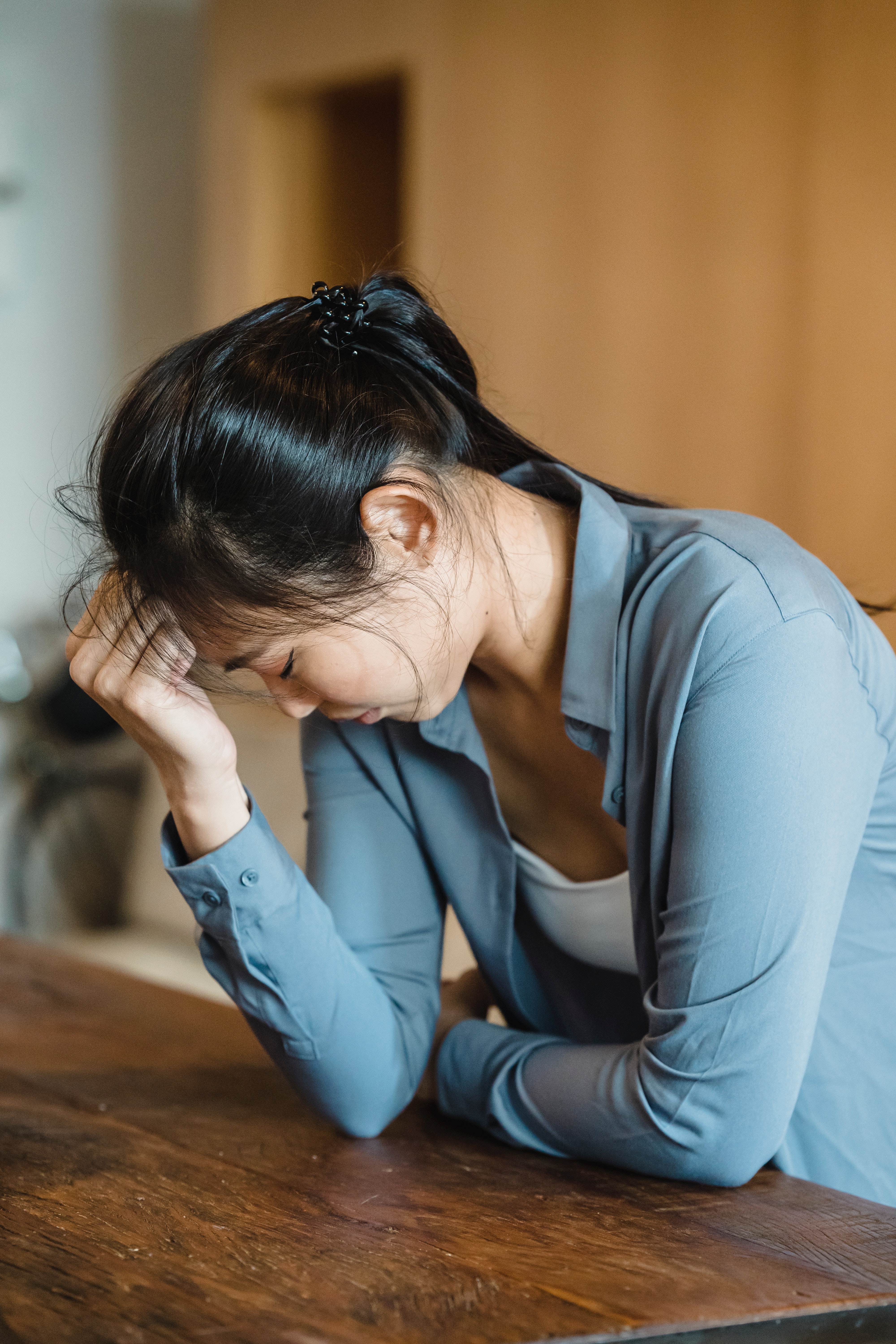 woman experiencing grief